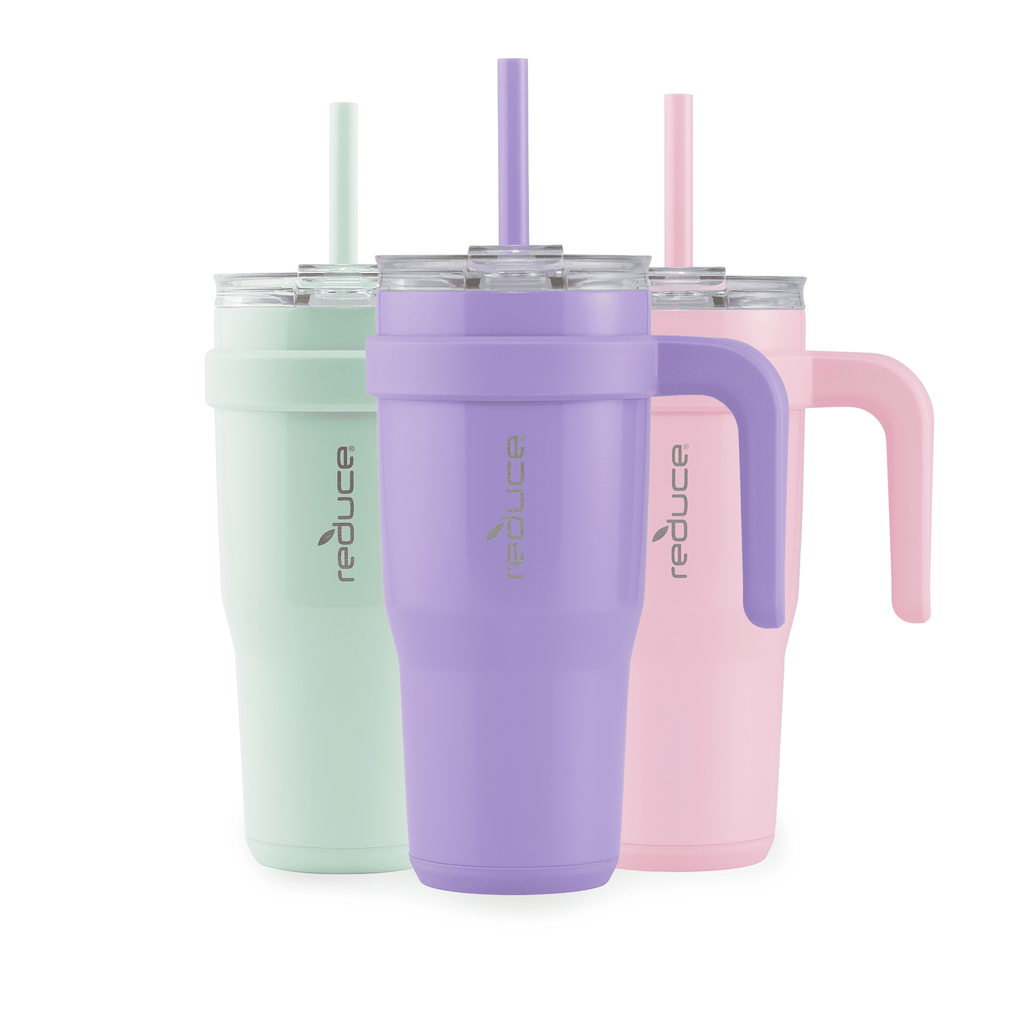 Reduce Cold1 24oz Stainless Steel Tumbler with Handle, Sea Glass