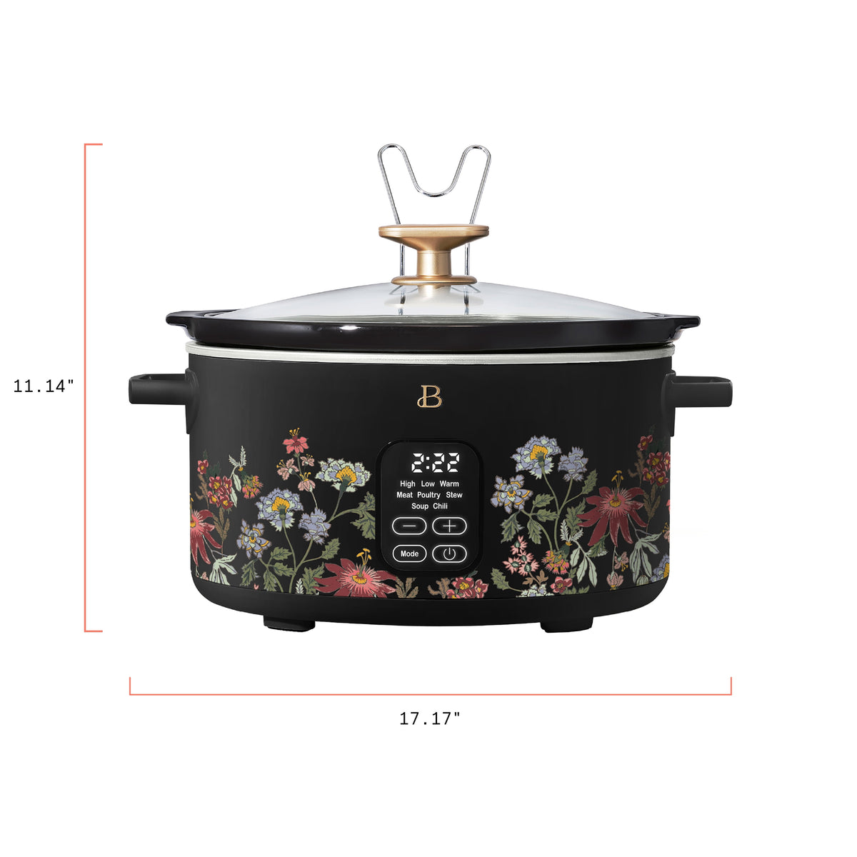 Beautiful 6 Qt Programmable Slow Cooker, Thyme Green by Drew Barrymore