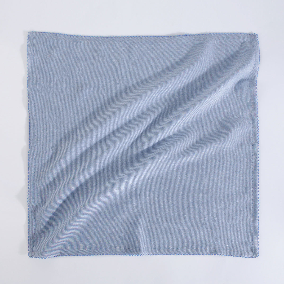 FINGERCRAFT Table Napkins, Cotton Cloth Napkin, Picot Edge, 20-inch, 12 Pack, Ivory