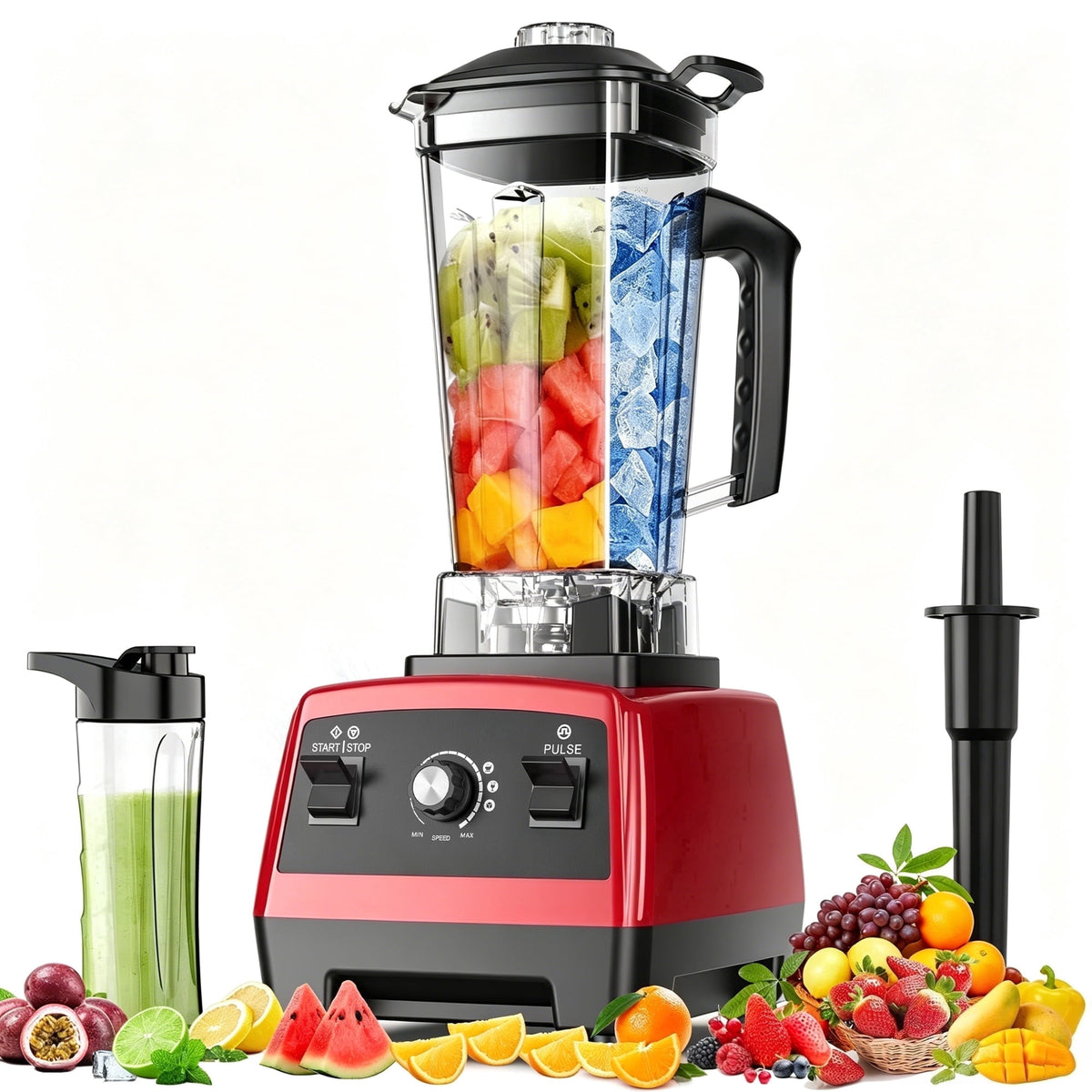 ONSON Smoothie Blender, 1800W High-Speed Countertop Blender, 70 Oz BPA-Free Jar for Shakes, Smoothies, Frozen Drinks & Ice Crushing