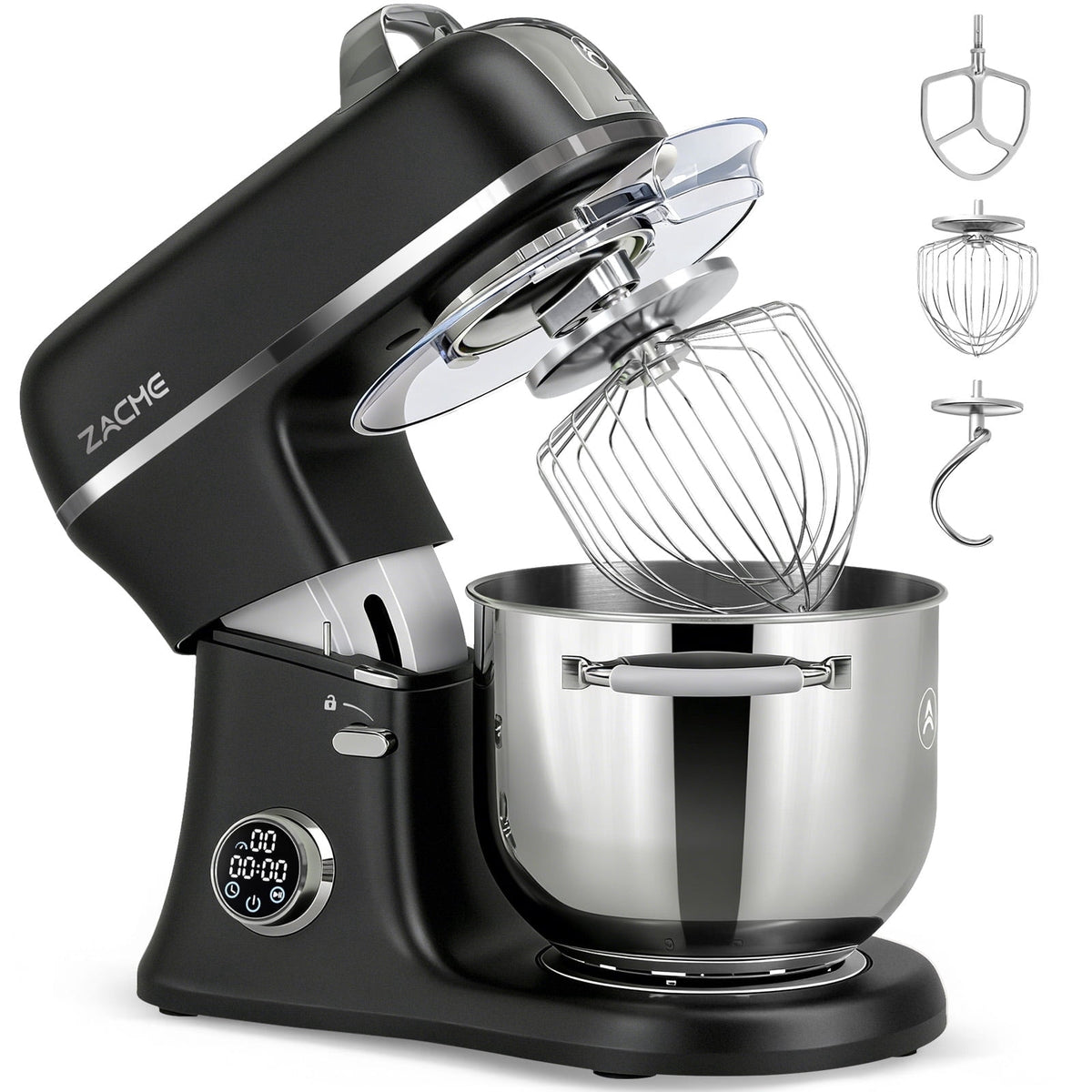 7QT Stand Mixer Aluminum Die Casting,650W 11 Speed Tilt-Head Kitchen Electric Stand Mixer, Household Food Mixer with Stainless Steel Bowl, Dough Hook, Whisk and Beater,Food Mixer for Baking, Cake