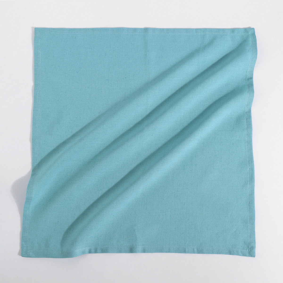 Fingercraft Cloth Napkin, Solid Color Cotton Linen Blend Table Napkins, Soft and Absorbent Fabric, Set of 12, Blush Pink
