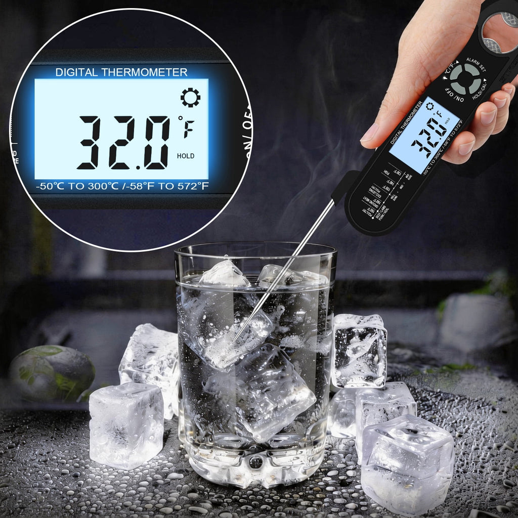 AGCAN Digital Meat Thermometer Instant Read Food Thermometers for BBQ Grilling Cooking