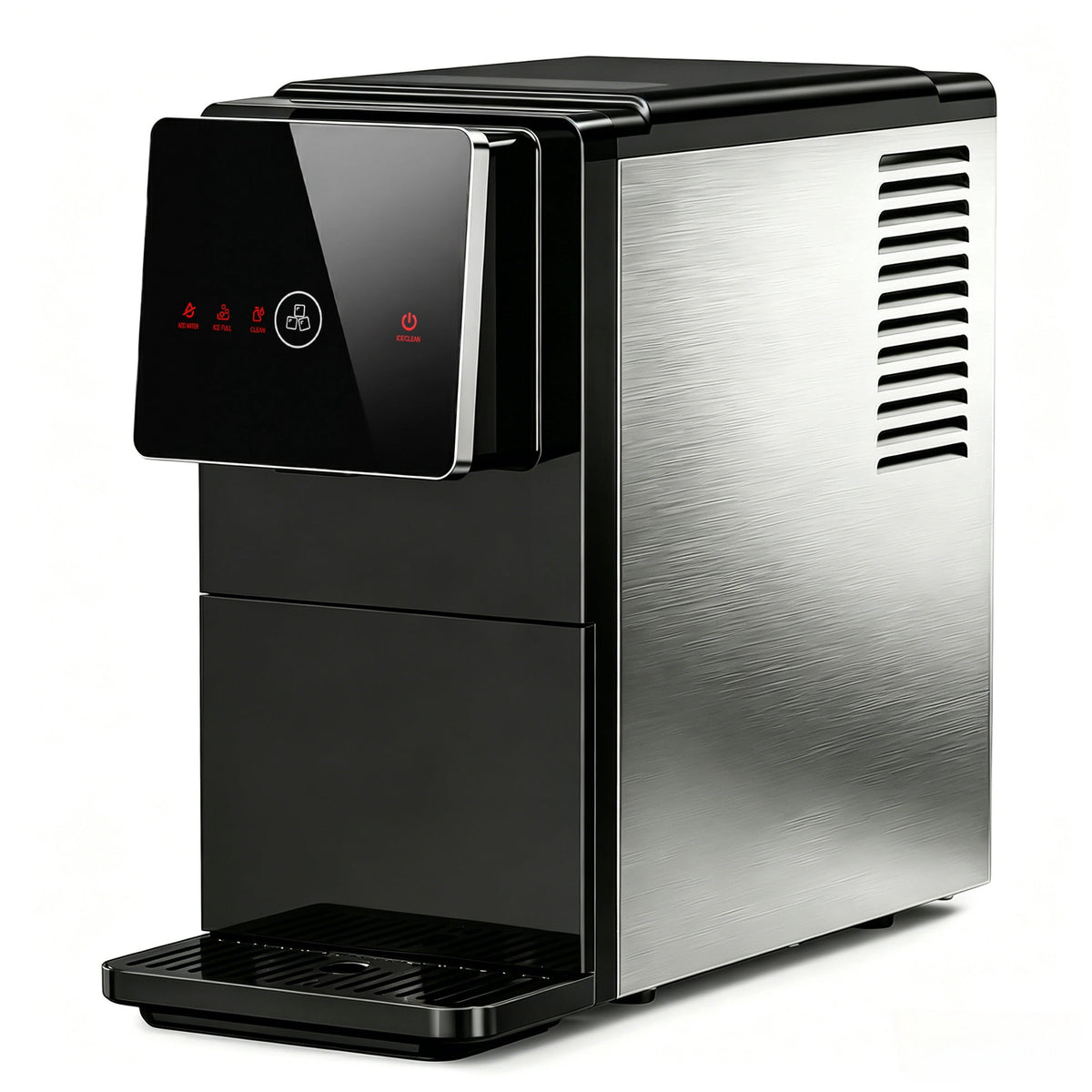 Simzlife Countertop Nugget Ice Maker, 40 Lbs/24H Chewable Sonic Pellet Ice, Self-Cleaning Ice Machine, 1.8L Tank