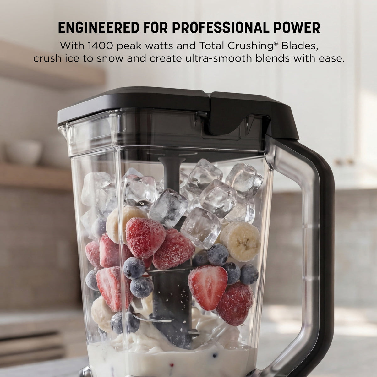 Ninja Professional Plus 72-Oz Blender with Auto-iQ, Gray, BN701