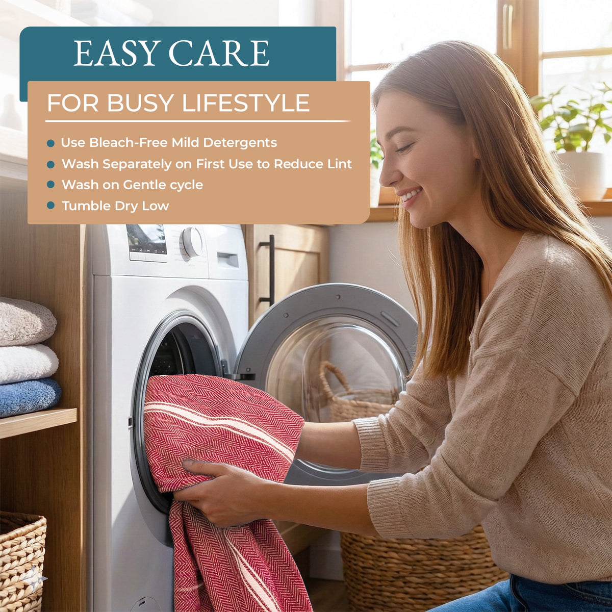 Kitchen Towels Set - 100% Pure Cotton Super Absorbent Hand Towel, Grey Tea Towels, Soft & Durable, Pack of 12 – 15”x25”, Grey Stripe