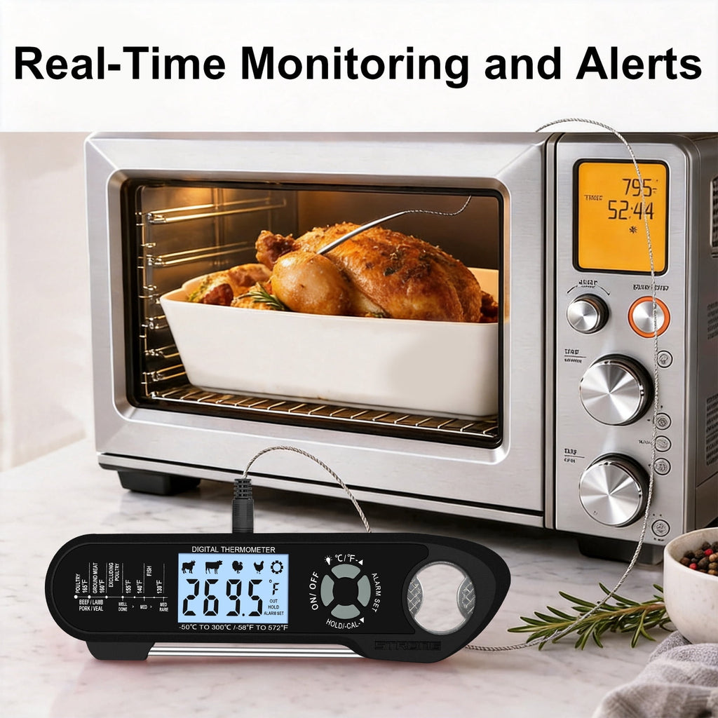 AGCAN Digital Meat Thermometer Instant Read Food Thermometers for BBQ Grilling Cooking
