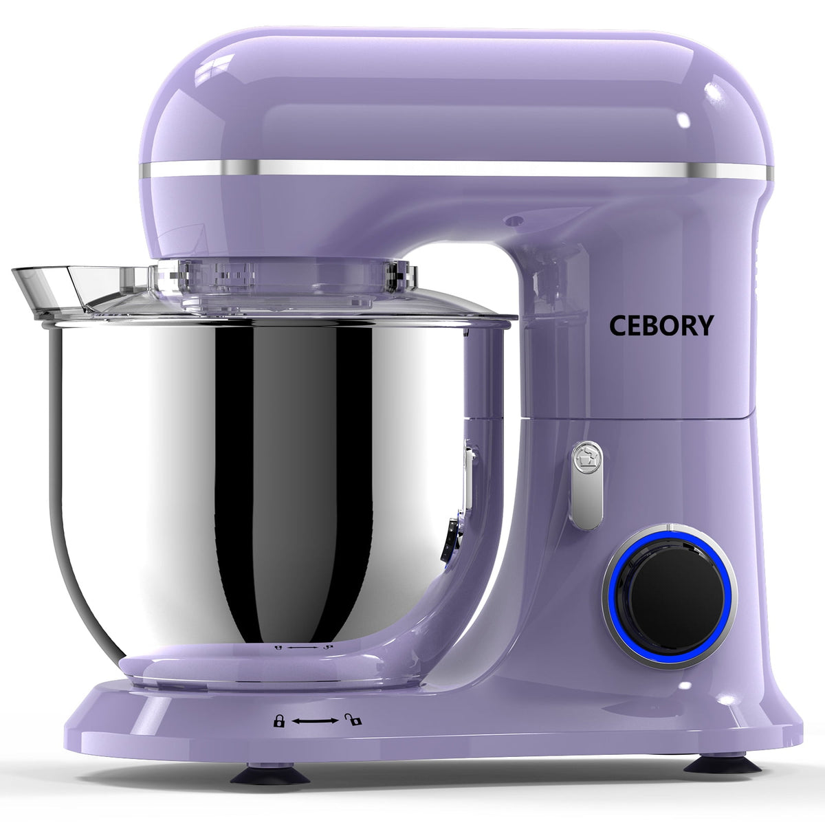 CEBORY 3-IN-1 Stand Mixer, 6.5 QT Tilt-Head 10-Speed Food Mixer, Kitchen Electric Mixer with Dough Hook, Beater, Whisk, Bowl for Most Home Cooks