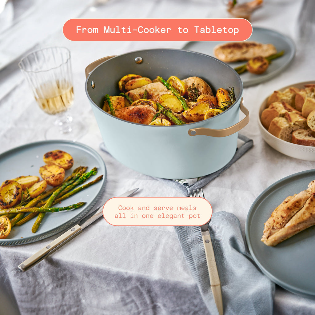 Beautiful 10 in 1, 6 Qt Electric Multi-Cooker, Thyme Green by Drew Barrymore