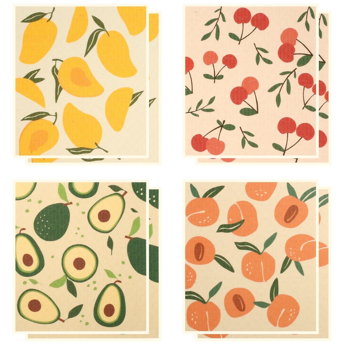 Xiyztok Kitchen Swedish Dishcloth 10 Pack Reusable Paper Towel Non Scratch Swedish Kitchen Towel Absorbent for Wiping Countertop Glass Ceramic