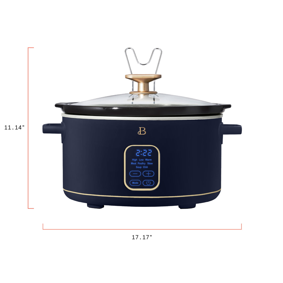 Beautiful 6 Qt Programmable Slow Cooker, Thyme Green by Drew Barrymore