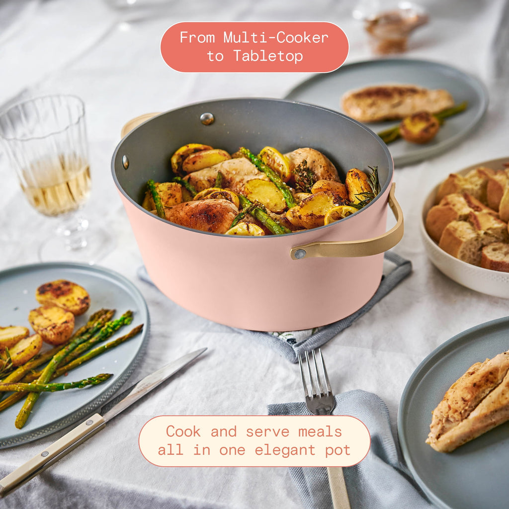 Beautiful 10 in 1, 6 Qt Electric Multi-Cooker, Thyme Green by Drew Barrymore
