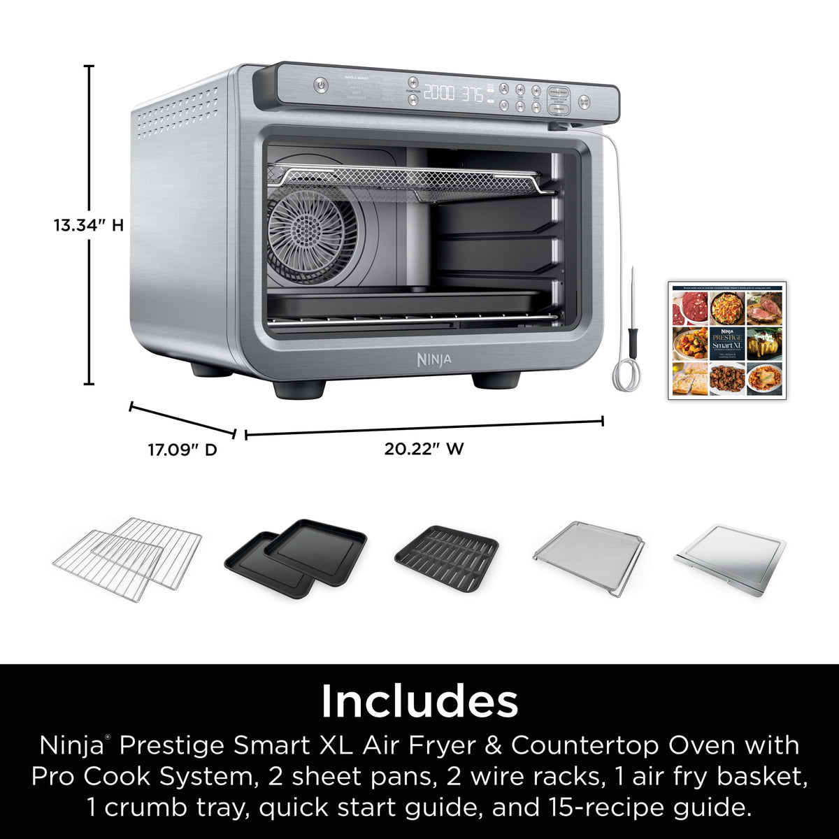 Ninja® Prestige Smart XL Air Fryer & Countertop Oven with Pro Cook System