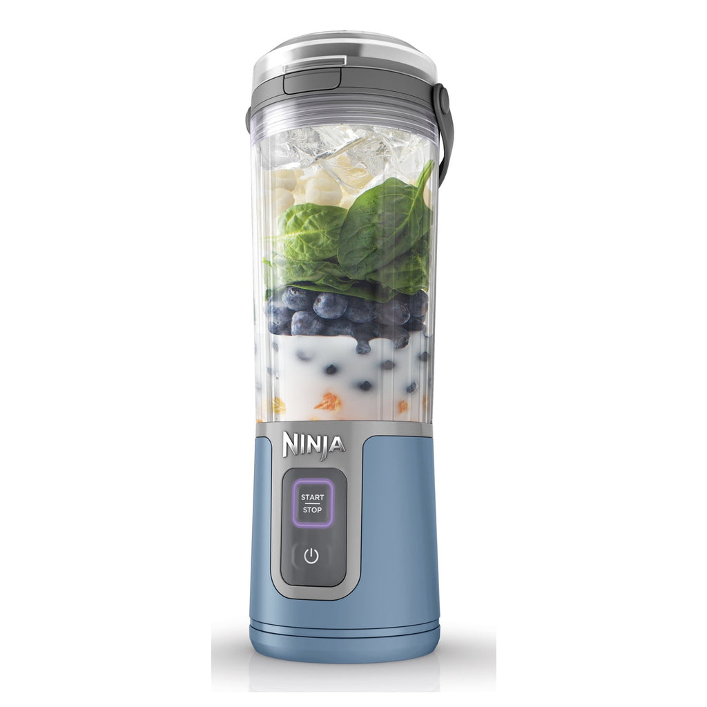 Ninja Blast Portable Personal 18 Oz Blender w/ Leak Proof Lid & Easy Sip Spout, Rechargeable Base, BC150PK Pink