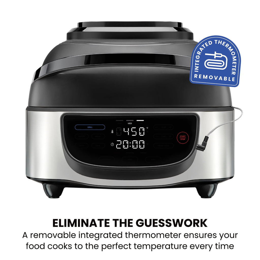 Vaparinckl 5QT Air Fryer, 8-in-1 Electric Hot Oven with Digital Touch Control, Visible Window, Nonstick & Dishwasher Safe Basket, Black