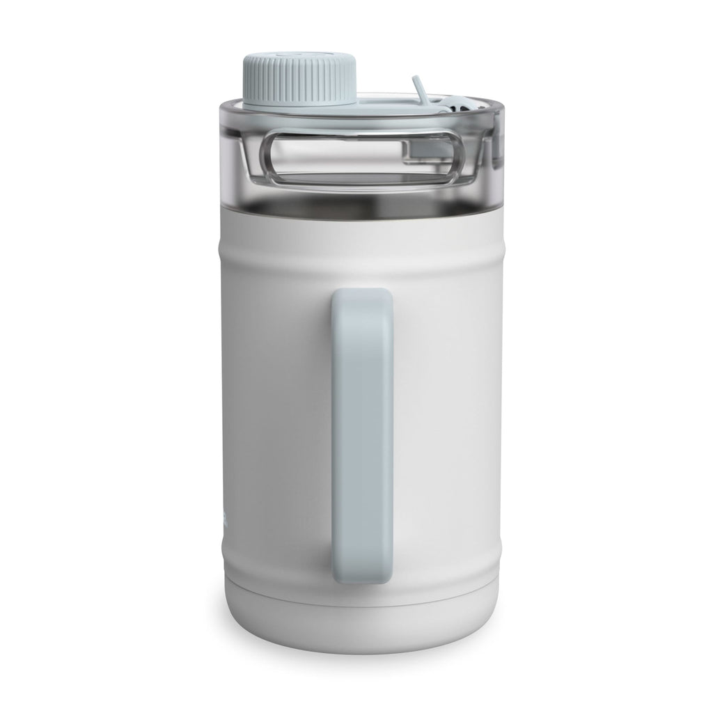 Bubba 52oz DualSip Insulated Stainless Steel Water Keg with Built-In Straw and Drink Opening and Side Handle, Moodbooster Purple/Blue
