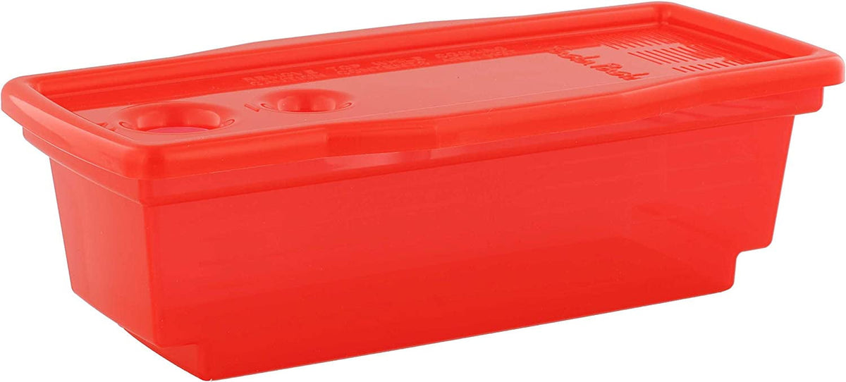 Fasta Pasta Microwave Pasta Cooker- The Original Fasta Pasta (Red) No Mess, Sticking or Waiting For Boil- Perfect Al Dente Every Time- for Dorms