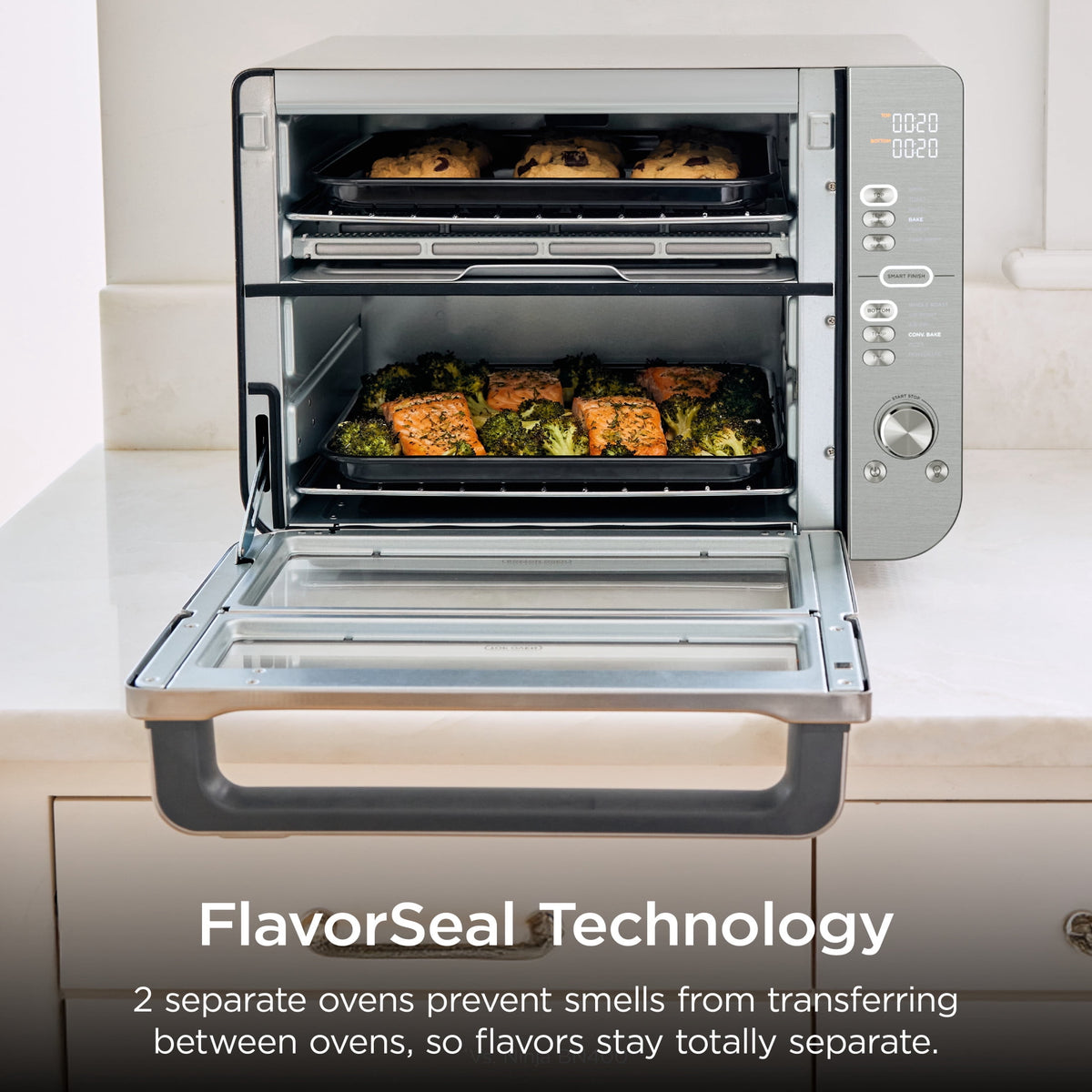 Ninja Air Fry Basket, 2 Sheet Pans, 2 Wire Racks, DCT601