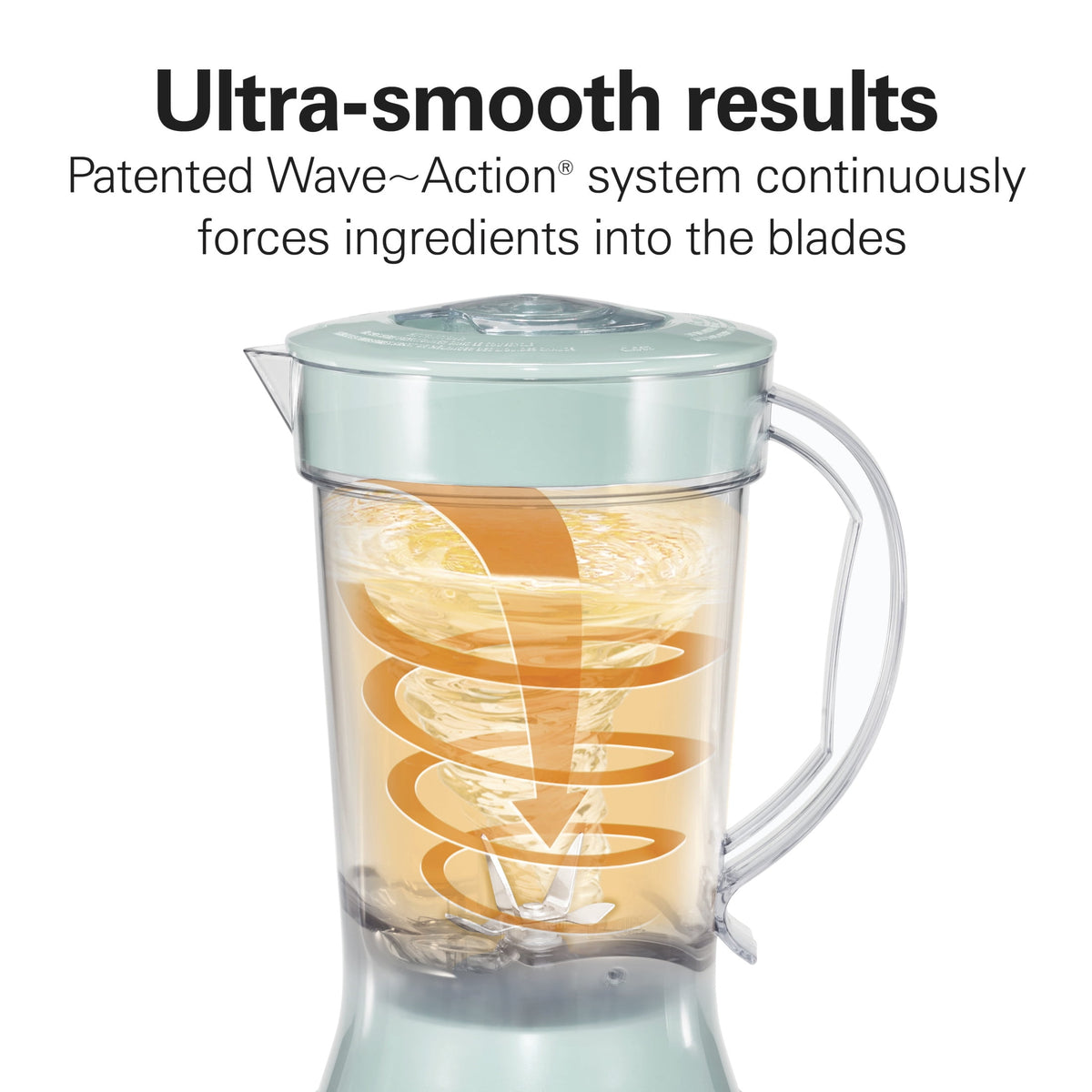 Hamilton Beach Smoothie Blender, 48 oz BPA-Free Jar 650 W 12-Function Countertop Blender for Kitchen, Black