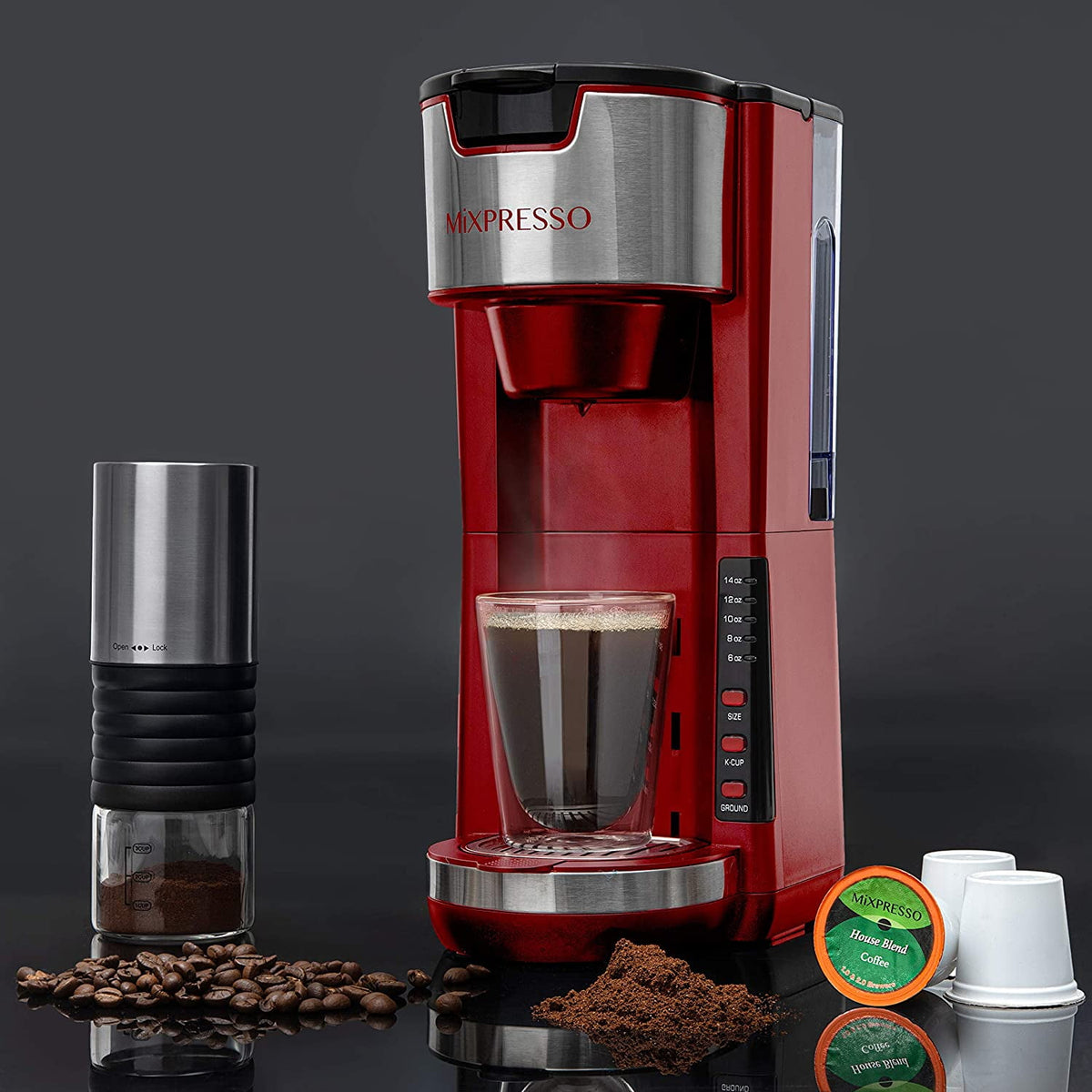 Mixpresso Single Serve Coffee Brewer, White