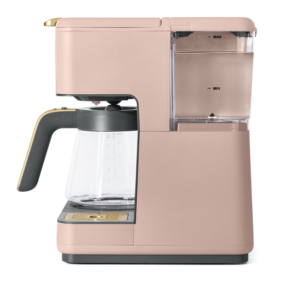 Beautiful by Drew Barrymore Multi-Brew 12-Cup Programmable Drip & Single-Serve Coffee Maker, White Icing