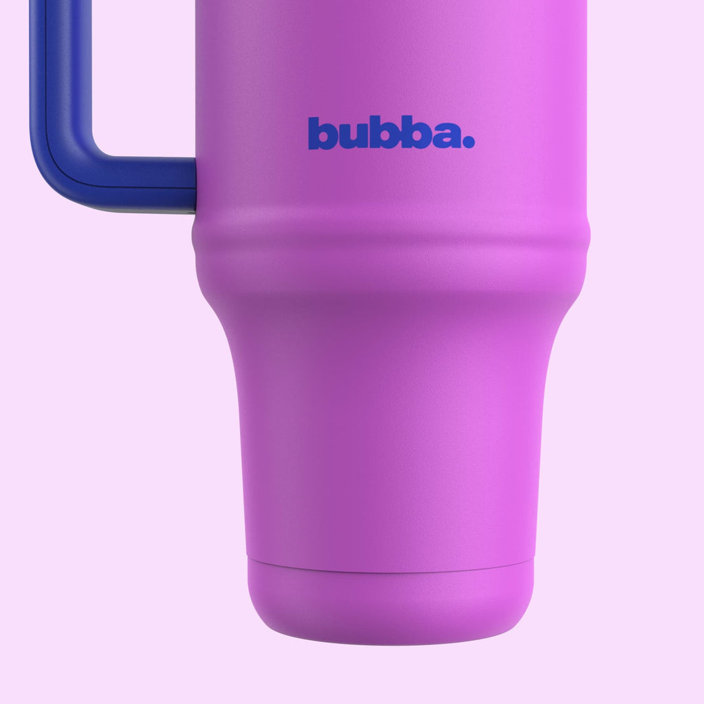Bubba 40oz AutoClose Insulated Stainless Steel Tumbler with Straw and Handle, Office Siren Black
