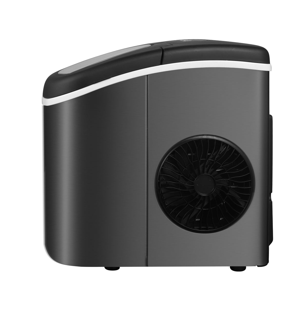 Frigidaire 26 lb Bullet Ice Maker Stainless Steel - compact, high-capacity icemaker producing bullet-shaped ice ideal for kitchens, parties, and entertaining
