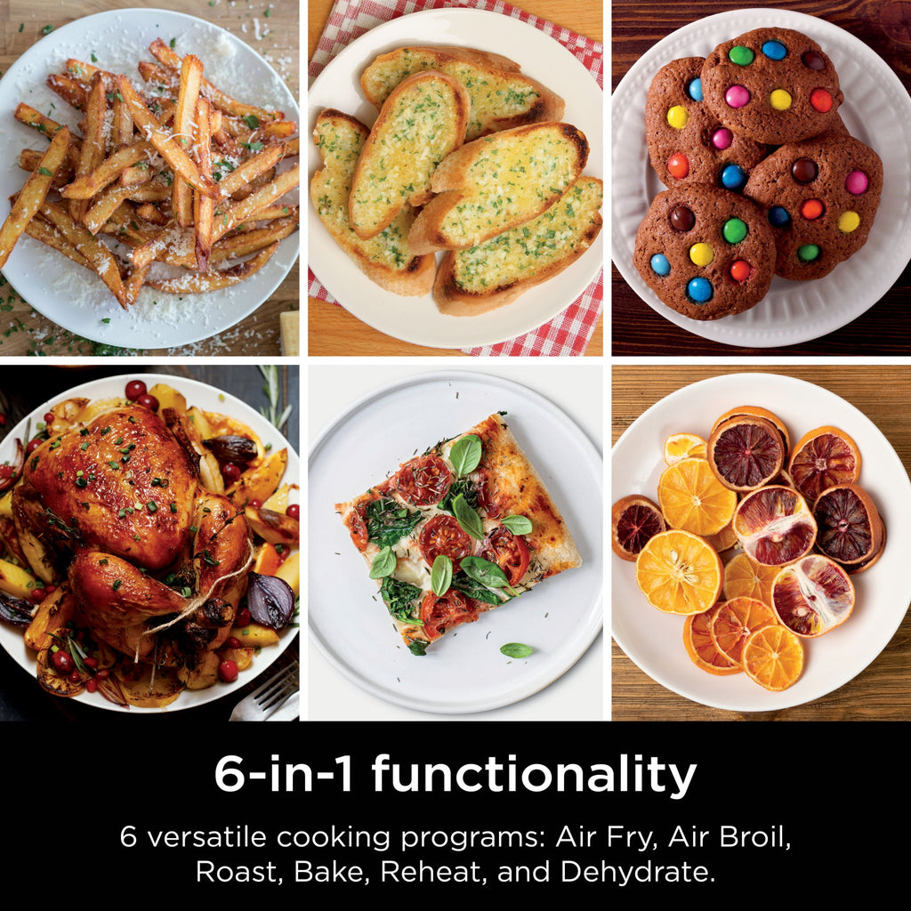Ninja DoubleStack Smart XL Air Fryer 10-Qt, Smart Cook & Thermometer, 2 Baskets, Space Saving, SL451 Deep Gray