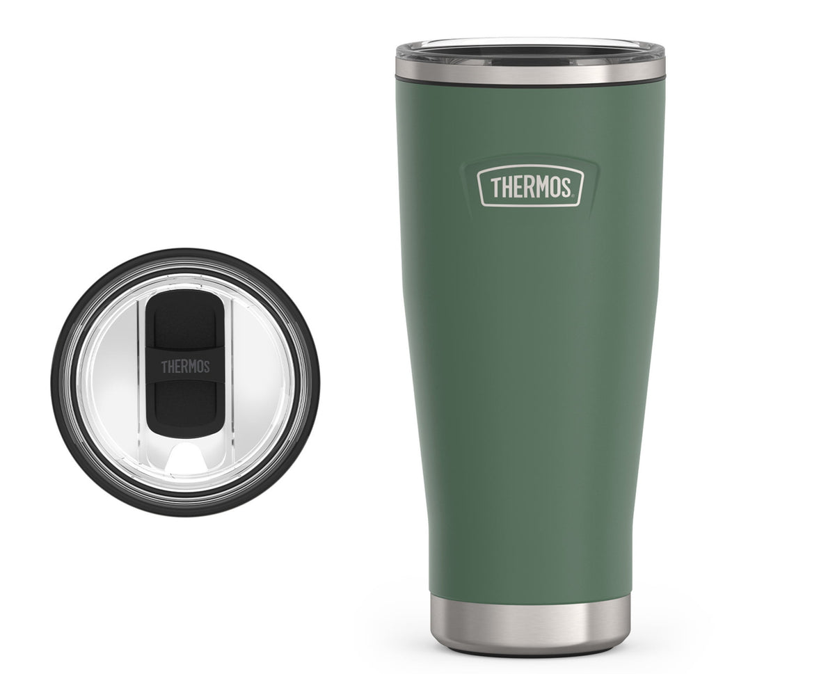 Thermos Stainless Steel Tumbler, w/ Slide Lock Lid, Graphite, 24 oz