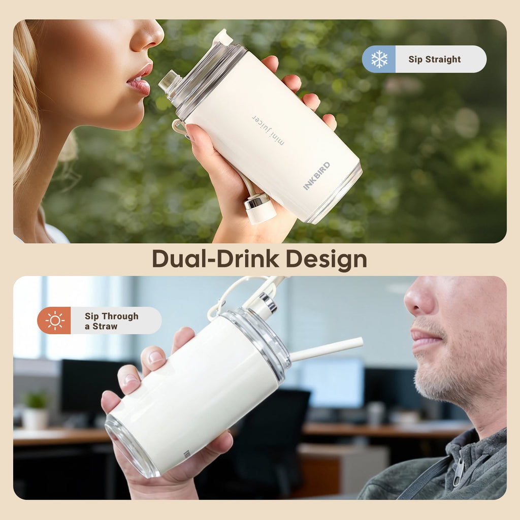 INKBIRD Mini Juicer Portable Blender with Insulated