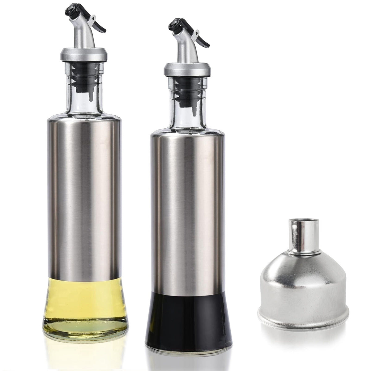 AGCAN Oil Sprayer for Cooking, 2 Pack Glass Olive Oil Sprayer Mister 220ml/7.4oz Glass Oil Dispenser for Air Fryer, BBQ, Baking, Salad