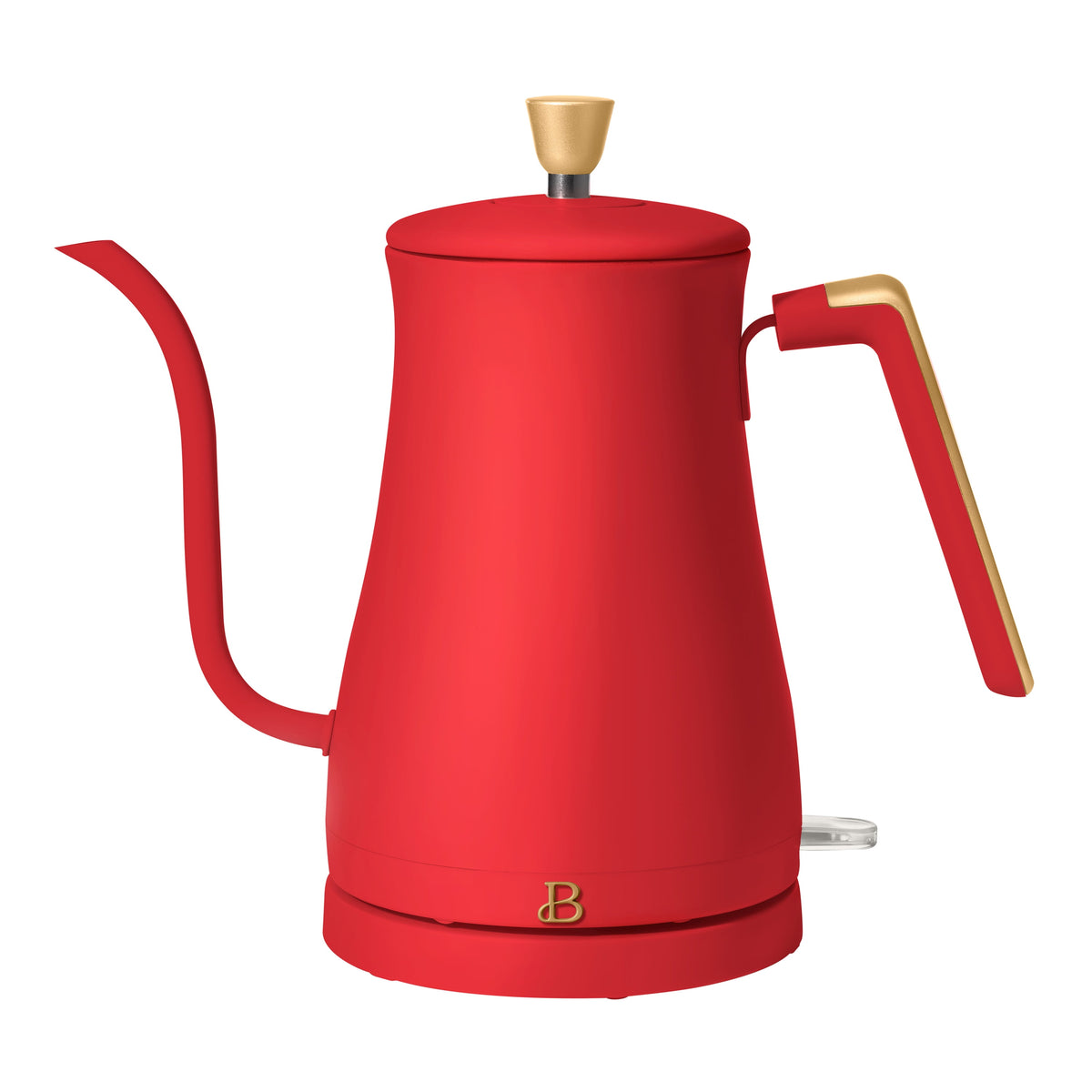 Beautiful 1-Liter Electric Gooseneck Kettle 1200 W, Chocolate by Drew Barrymore
