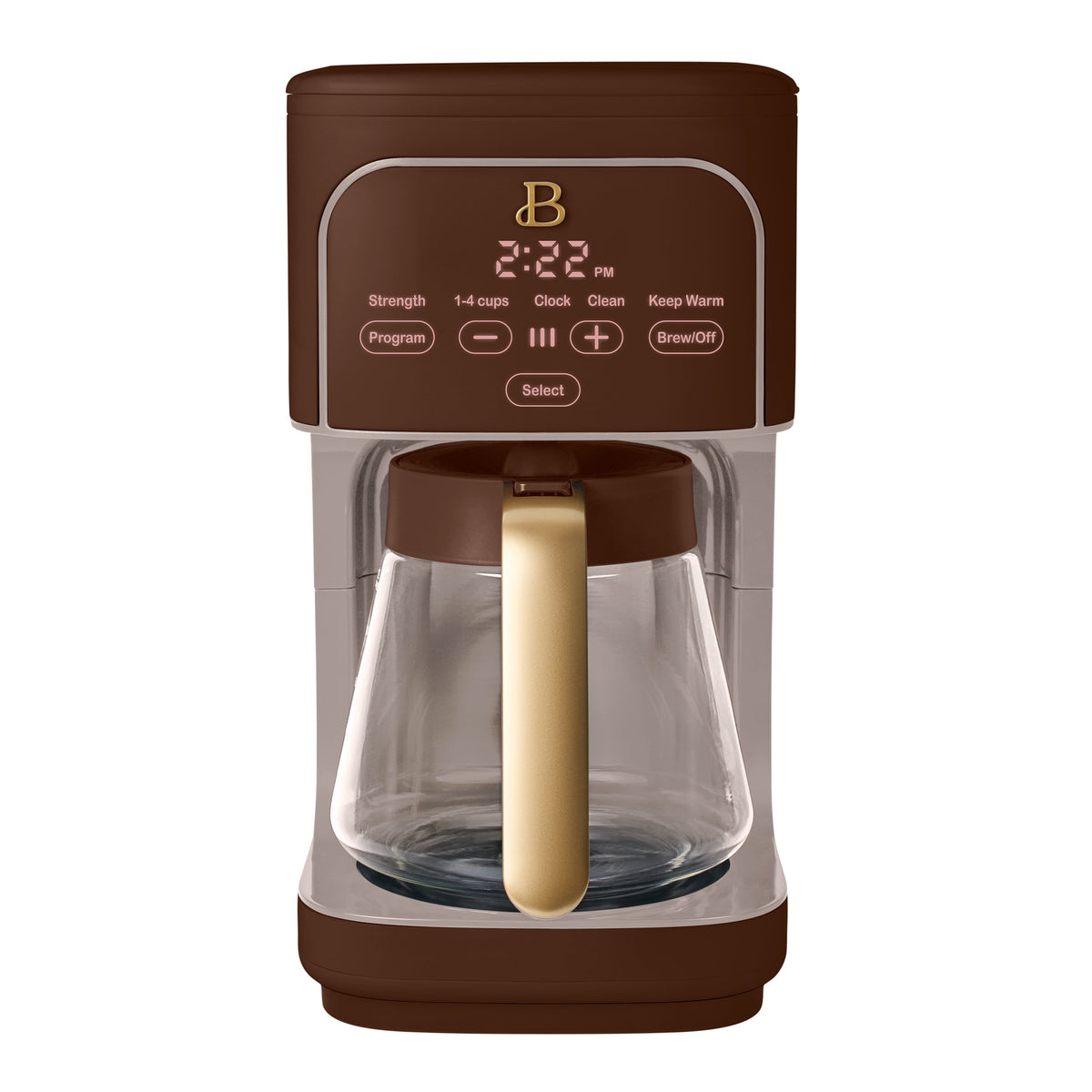 Beautiful 12 cup Programmable Coffee Maker, Thyme Green by Drew Barrymore