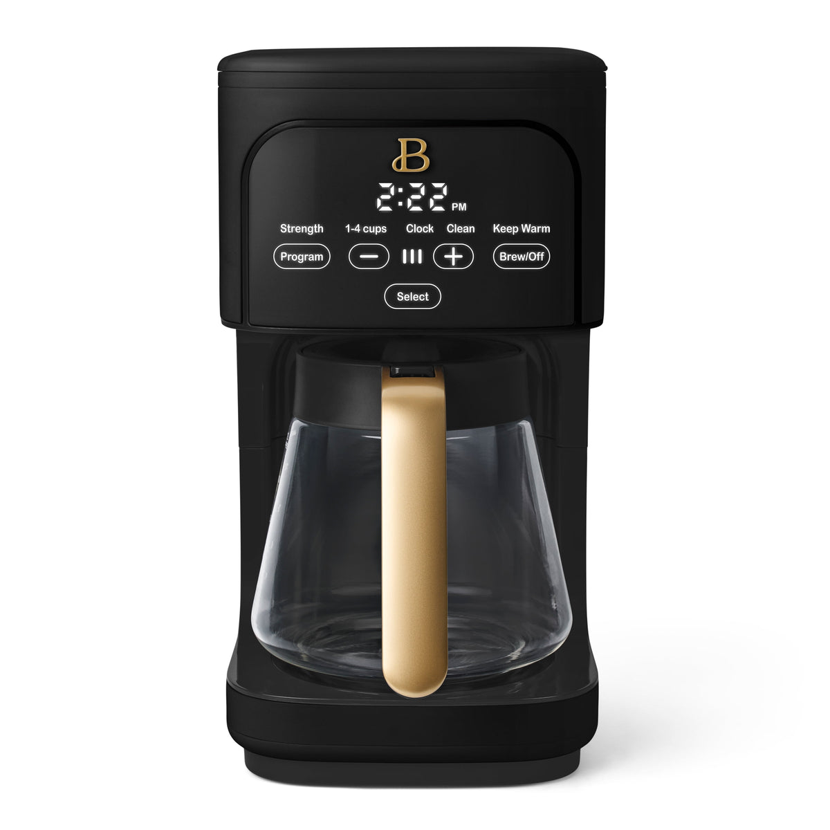 Beautiful 12 cup Programmable Coffee Maker, Thyme Green by Drew Barrymore