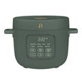 Beautiful 14-Cup Cooked, 6-Cups Uncooked Electric Rice and Grain Cooker, EverGood Ceramic Nonstick Coating, Thyme Green by Drew Barrymore