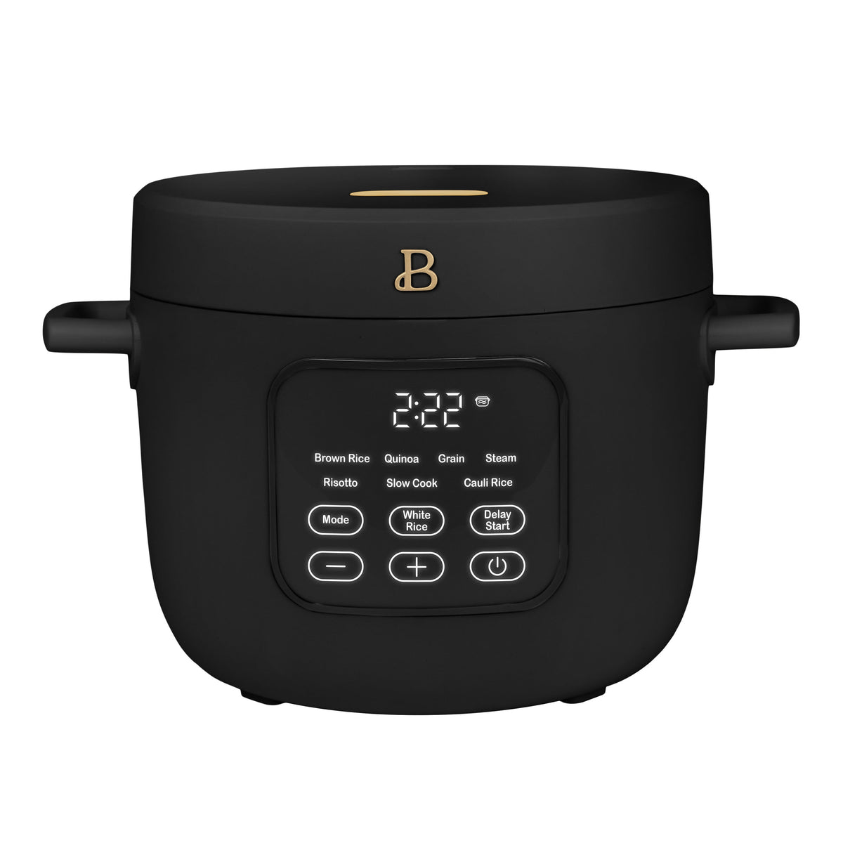 Beautiful 14-Cup Cooked, 6-Cups Uncooked Electric Rice and Grain Cooker, EverGood Ceramic Nonstick Coating, Thyme Green by Drew Barrymore