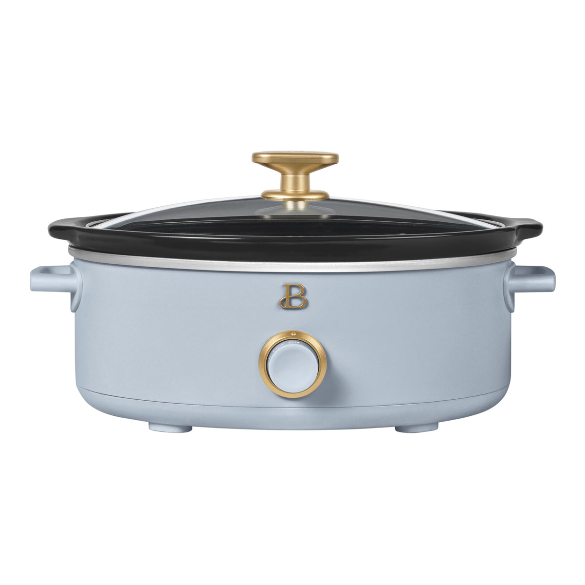 Beautiful 2.5 Qt Dip and Serve Manual Slow Cooker, Chocolate by Drew Barrymore