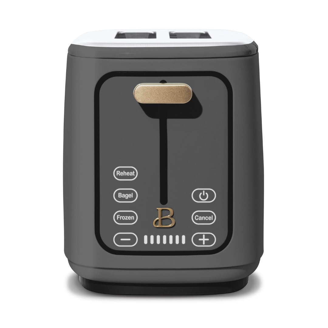 Beautiful 2 Slice Toaster with Touch-Activated Display, Thyme Green by Drew Barrymore