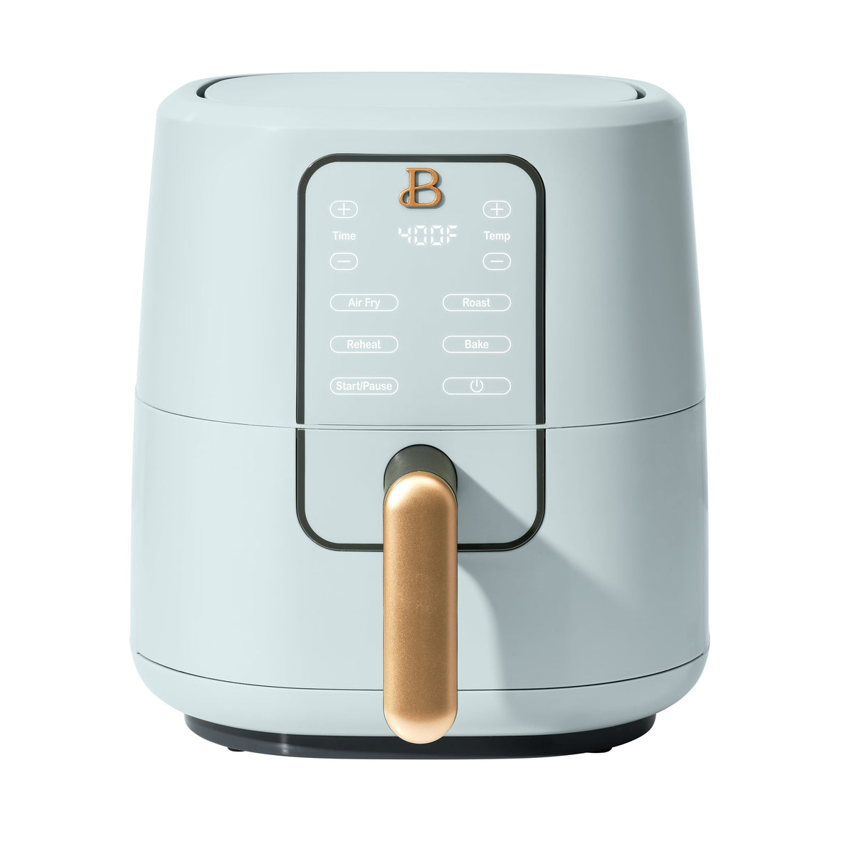 Beautiful 3 Qt Air Fryer with TurboCrisp Technology, EverGood Non-Toxic Ceramic Nonstick Coating, Chocolate by Drew Barrymore