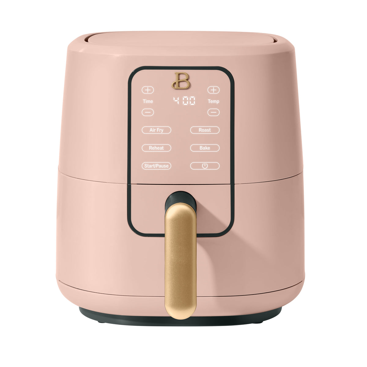 Beautiful 3 Qt Air Fryer with TurboCrisp Technology, EverGood Non-Toxic Ceramic Nonstick Coating, Chocolate by Drew Barrymore