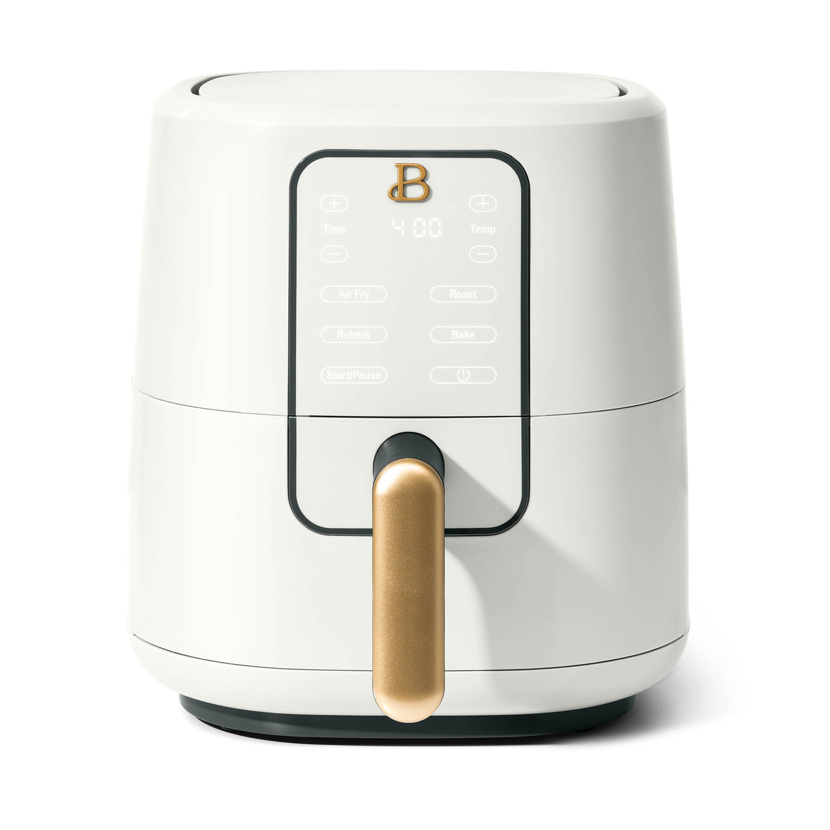 Beautiful 3 Qt Air Fryer with TurboCrisp Technology, EverGood Non-Toxic Ceramic Nonstick Coating, Chocolate by Drew Barrymore
