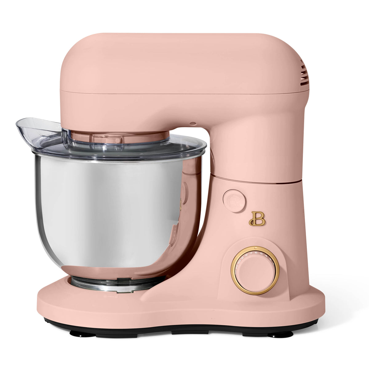 Beautiful 3.5 Qt Stand Mixer with Flat Beater, Dough Hook, Balloon Whisk, Chocolate by Drew Barrymore