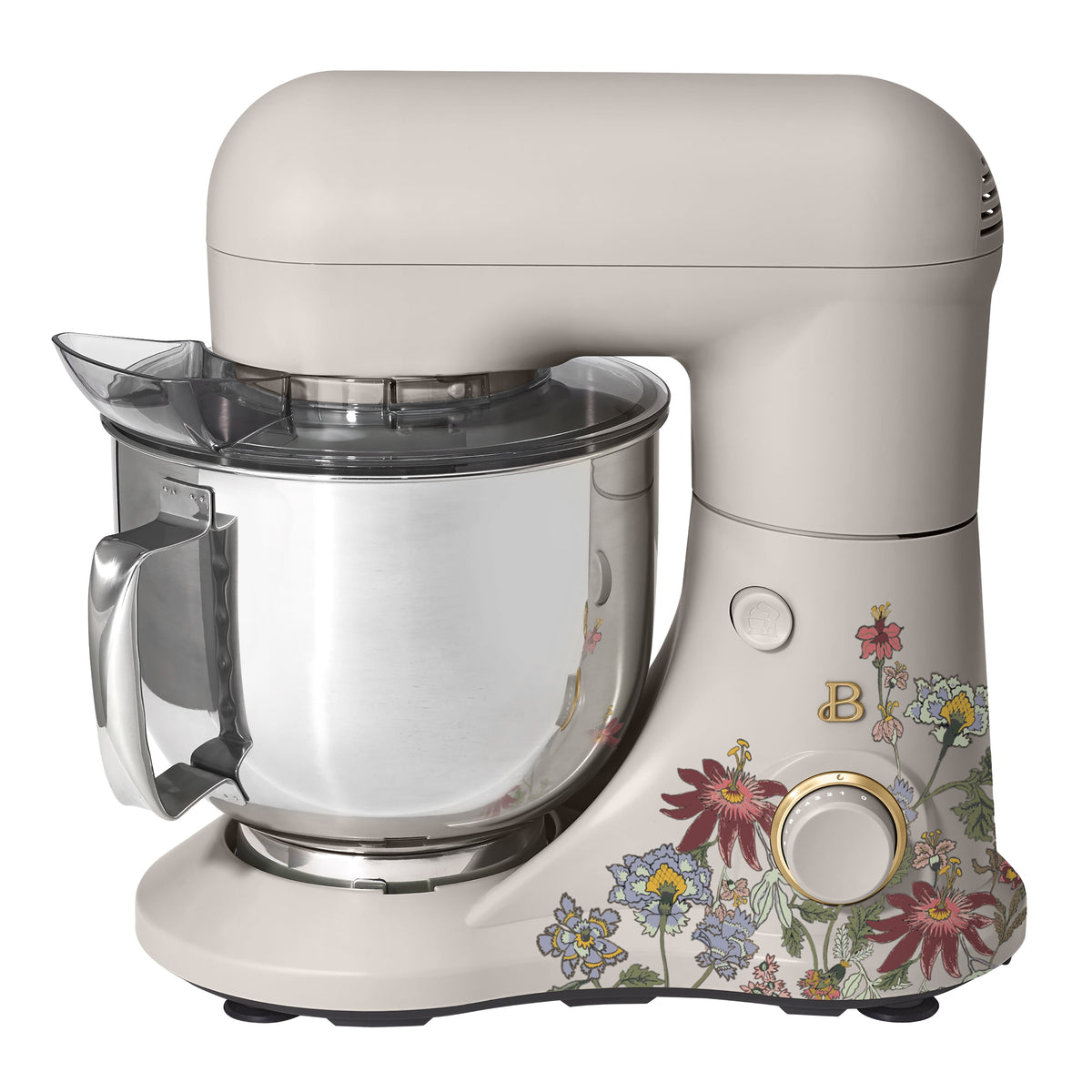 Beautiful 5.3 Qt Stand Mixer, Lightweight & Powerful with Tilt-Head, Chocolate by Drew Barrymore
