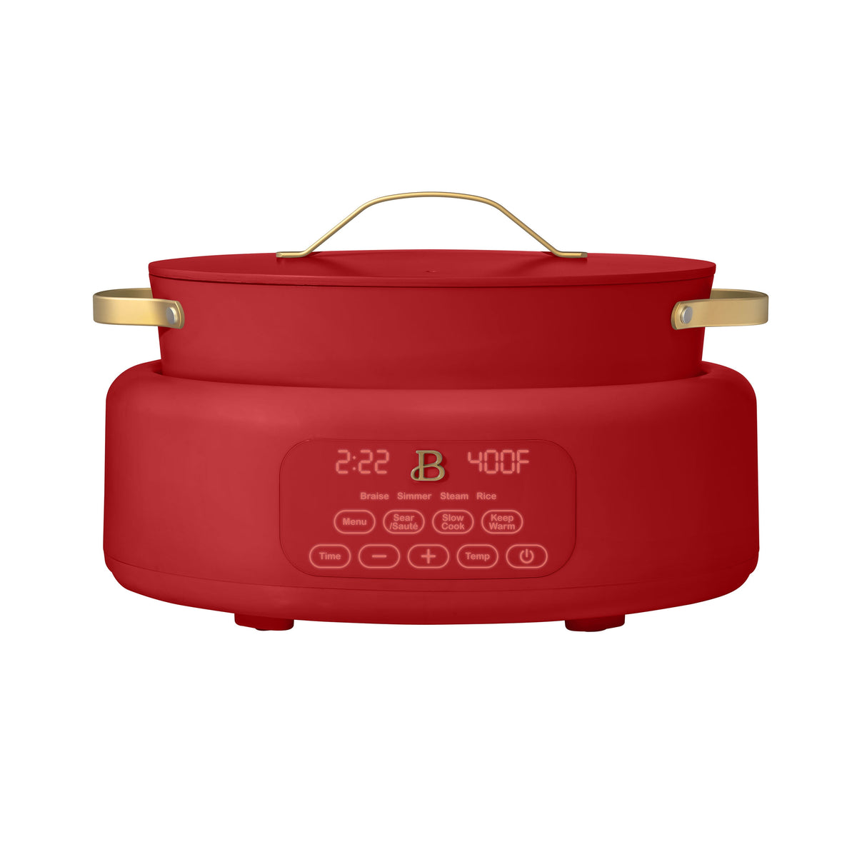 Beautiful 10 in 1, 6 Qt Electric Multi-Cooker, Thyme Green by Drew Barrymore