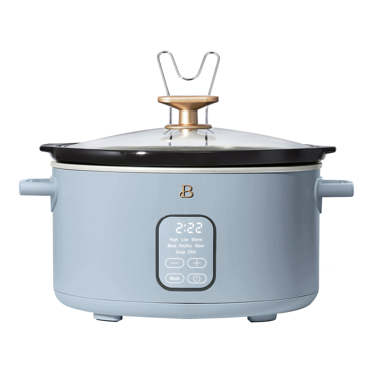 Beautiful 6 Qt Programmable Slow Cooker, Thyme Green by Drew Barrymore