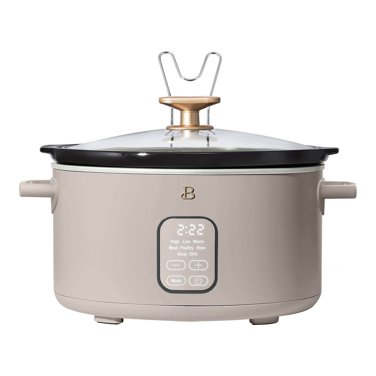 Beautiful 6 Qt Programmable Slow Cooker, Thyme Green by Drew Barrymore