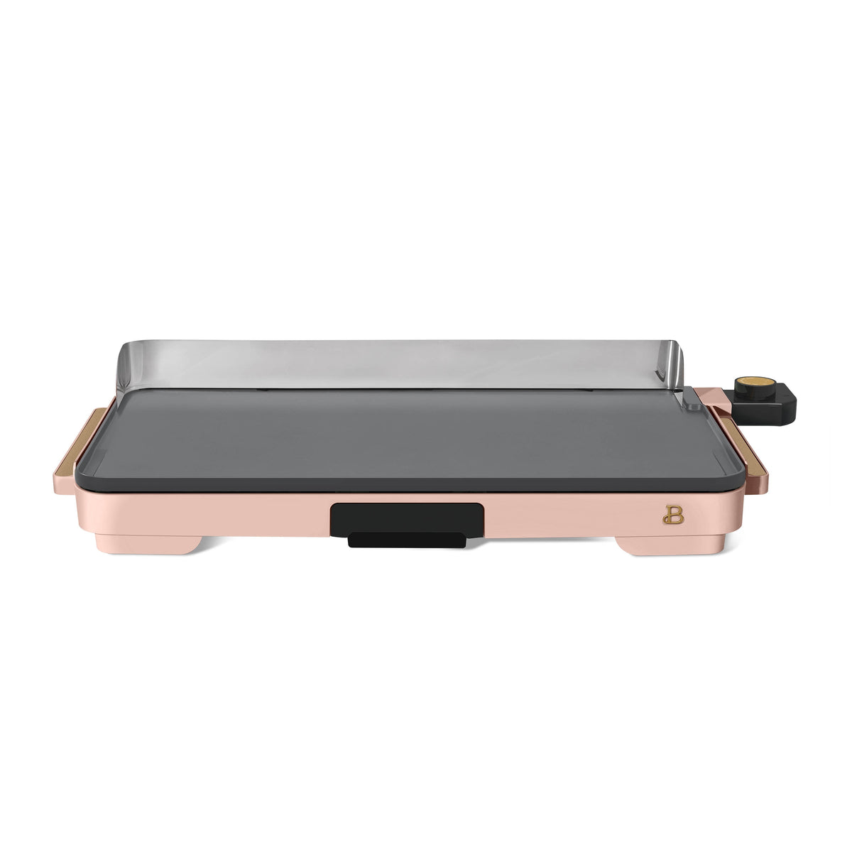 Beautiful XL Electric Griddle 12" x 22" with EverGood Ceramic Nonstick Coating, Thyme Green by Drew Barrymore