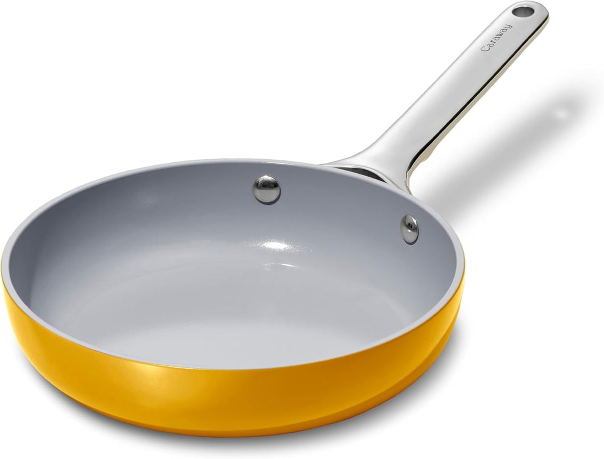 Caraway Ceramic Non-Stick Mini Fry Pan, 8'', Cream