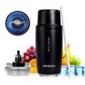 Inkbird Portable Blender with Insulated Cup, Cordless Electric Protein Shaker Bottle - USB Rechargeable Mixer Cup for Shakes and Meal Replacements, BPA-Free Tritan,320ml