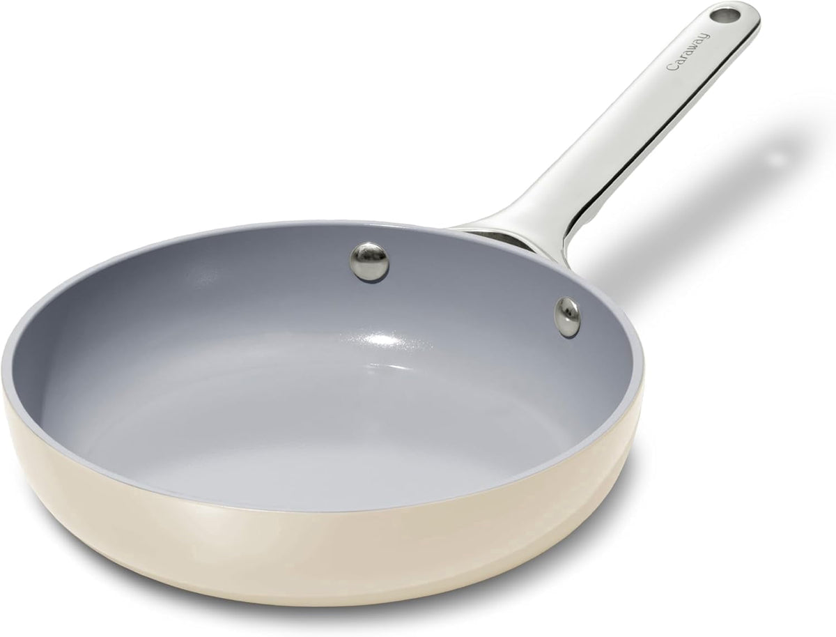 Caraway Ceramic Non-Stick Mini Fry Pan, 8'', Cream